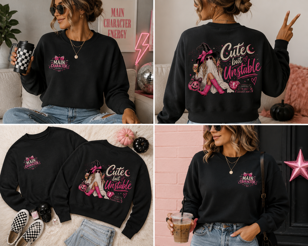 Cute But Unstable Halloween Sweatshirt