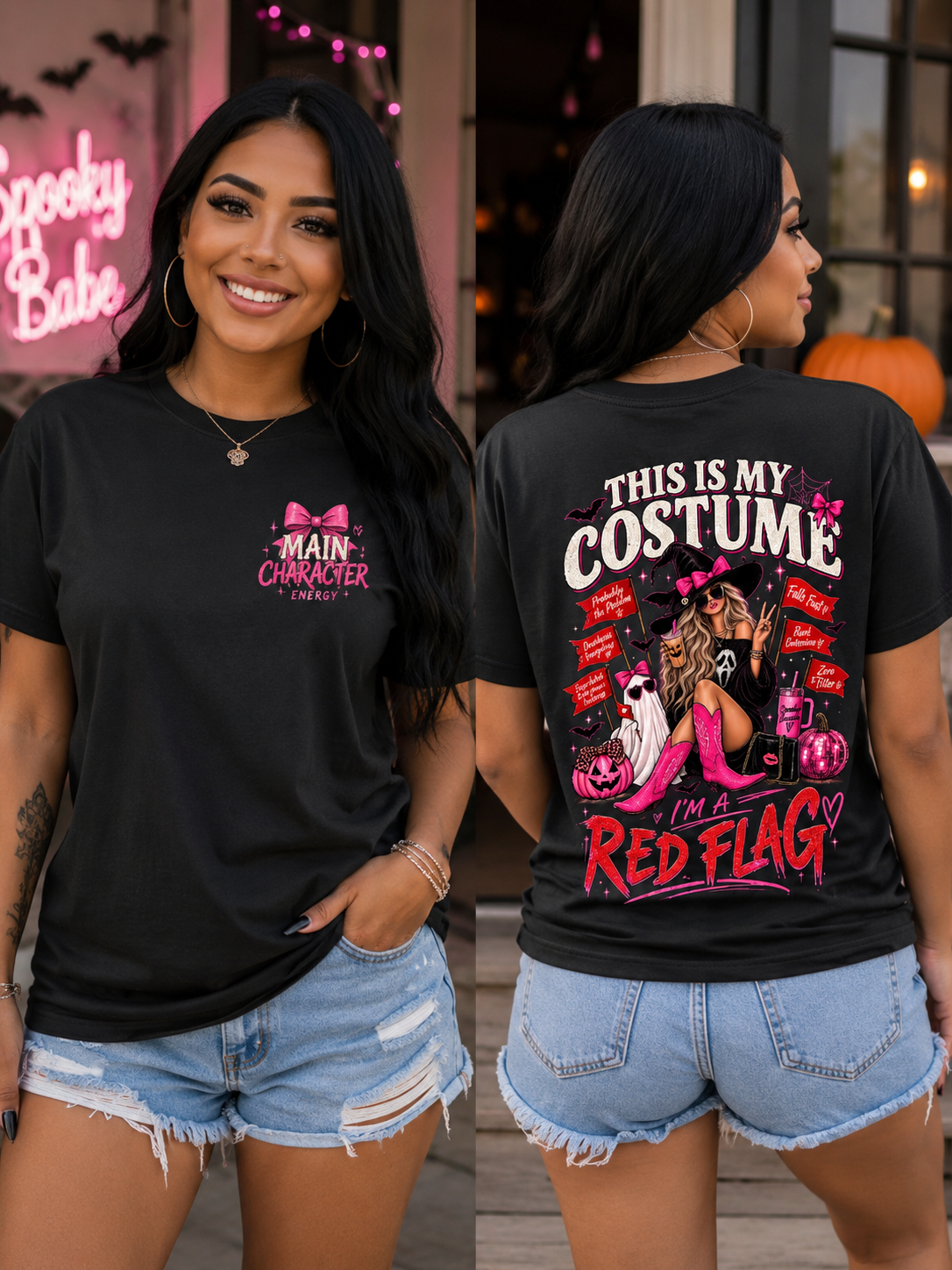 This Is My Costume -  I'm a Red Flag Halloween Graphic Tee