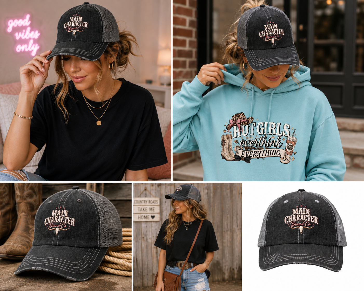 Main Character Brand Co. Trucker Hat