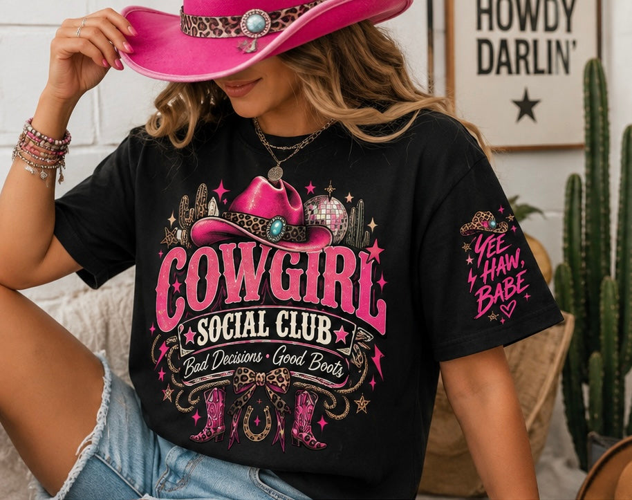 Cowgirl Social Club Graphic Tee