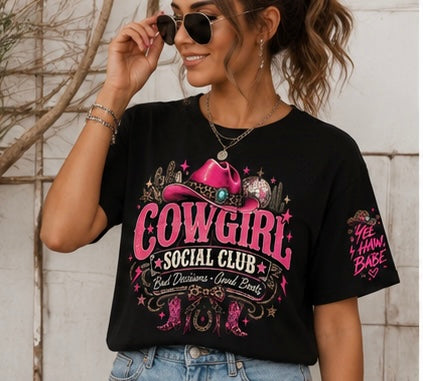 Cowgirl Social Club Graphic Tee