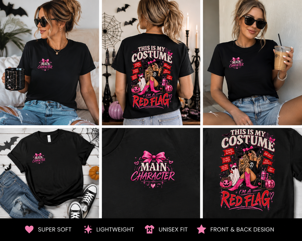 This Is My Costume -  I'm a Red Flag Halloween Graphic Tee