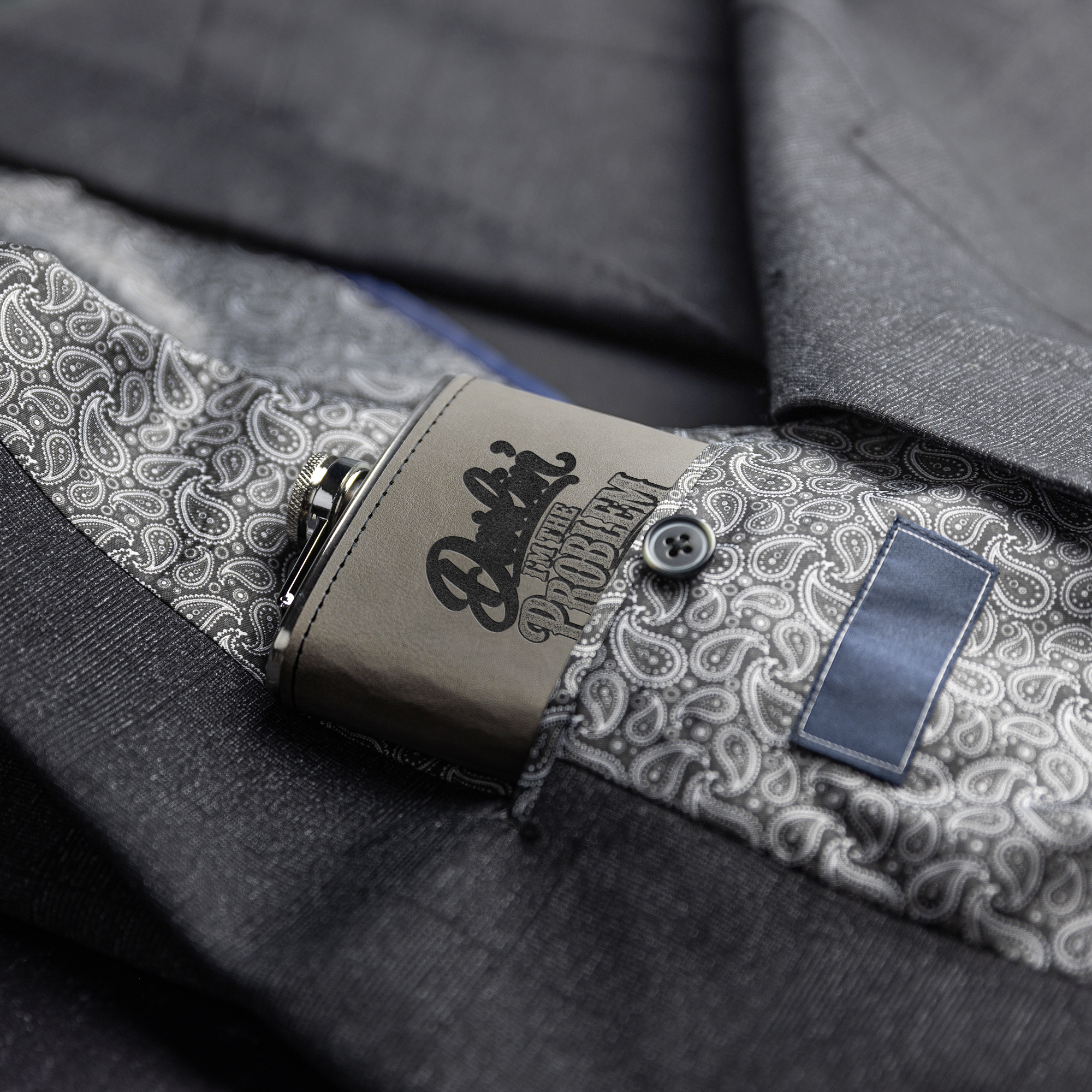 Darlin_Im_the_Problem_6_oz_Flask_Grey_Lifestyle_Mockup.png_16010423