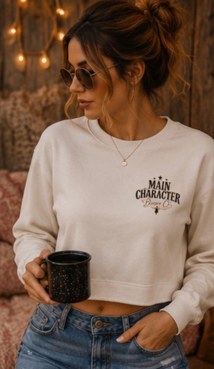 I'm literally just a Girl Graphic Pullover Fleece