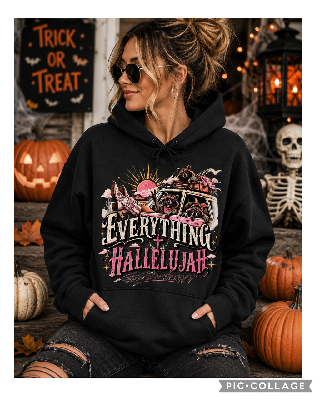 Everything Hallelujah - Even the Chaos Graphic Hoodie