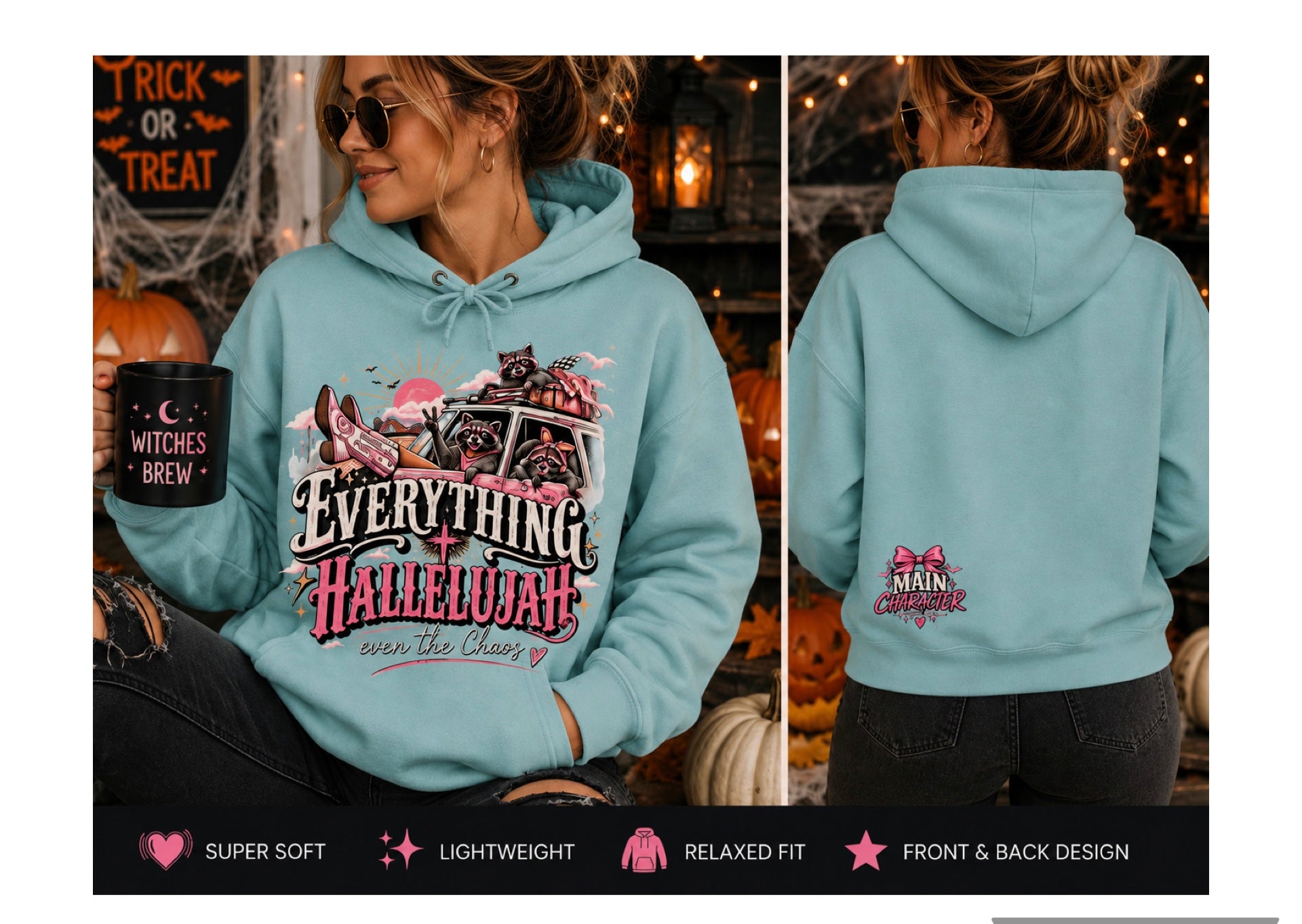 Everything Hallelujah - Even the Chaos Graphic Hoodie