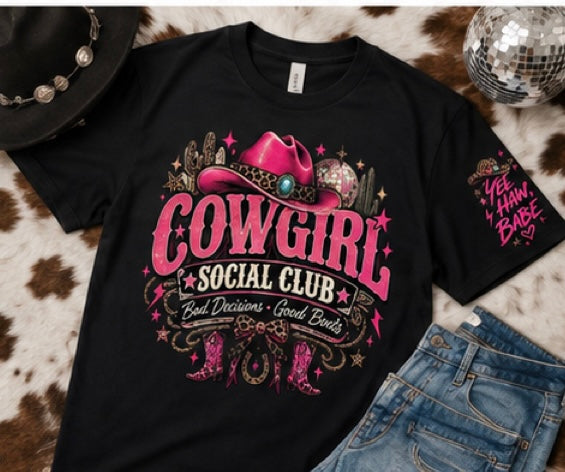 Cowgirl Social Club Graphic Tee