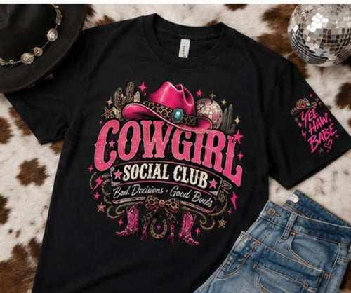 Cowgirl Social Club Graphic Tee