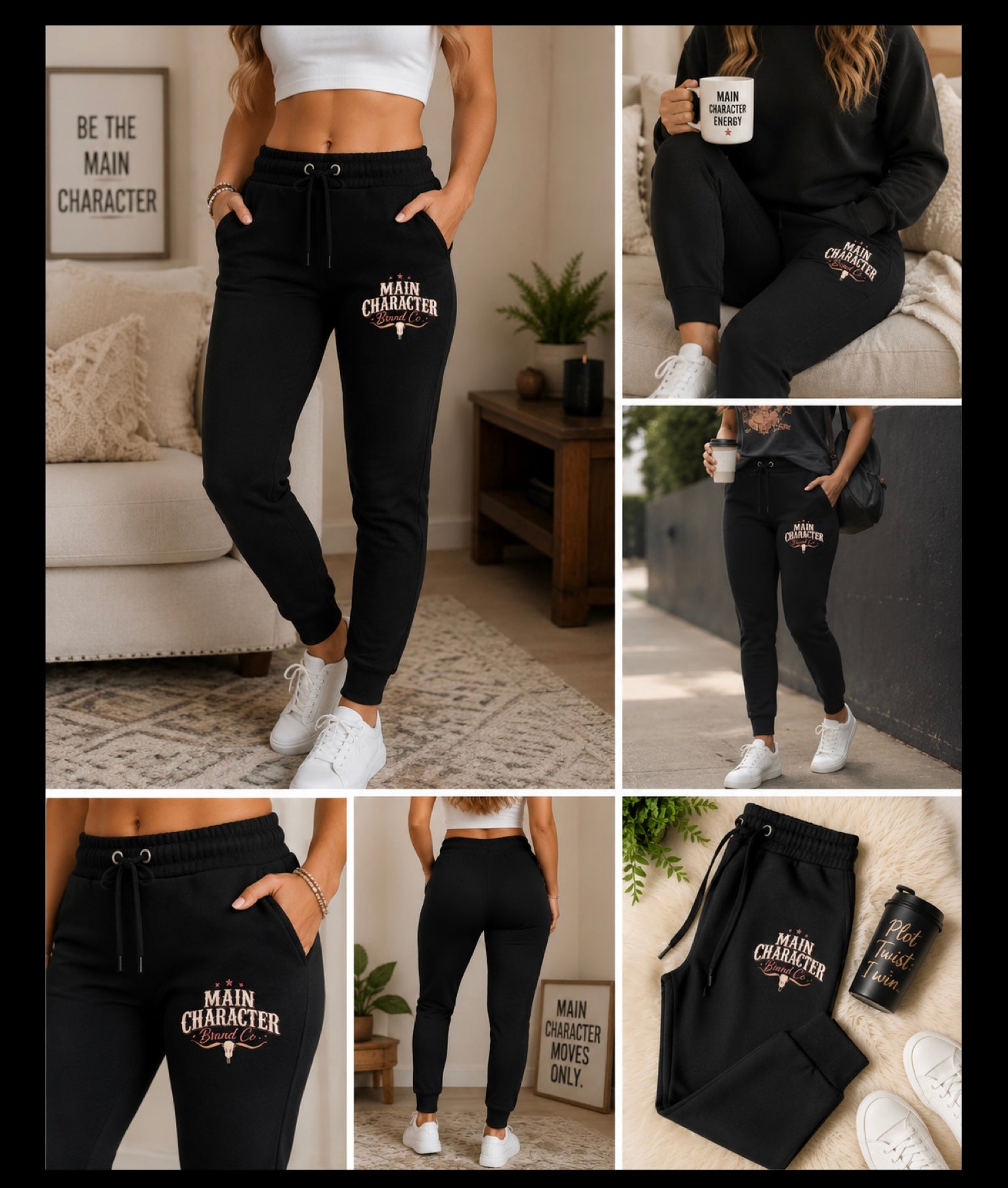 Main Character Brand Co. Fitted Joggers